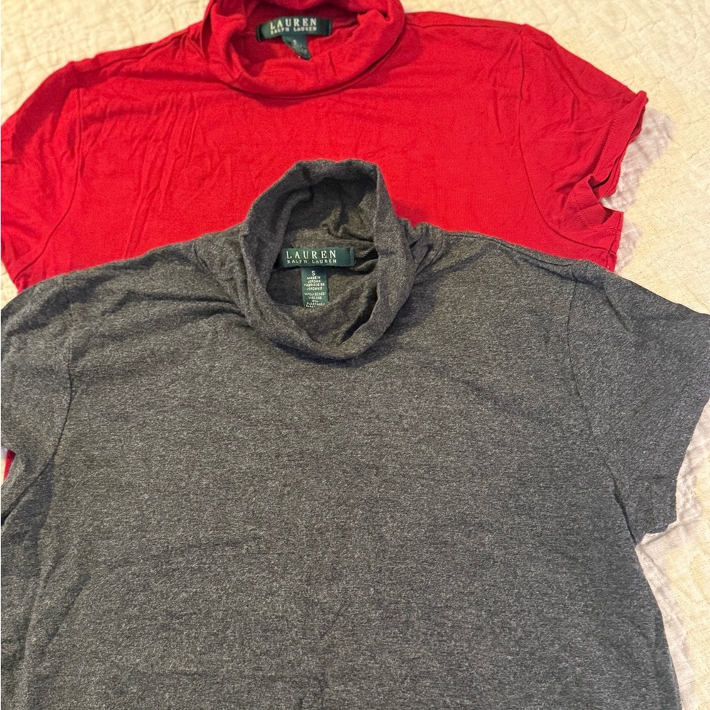 Ralph Lauren Vibrant Red Turtleneck